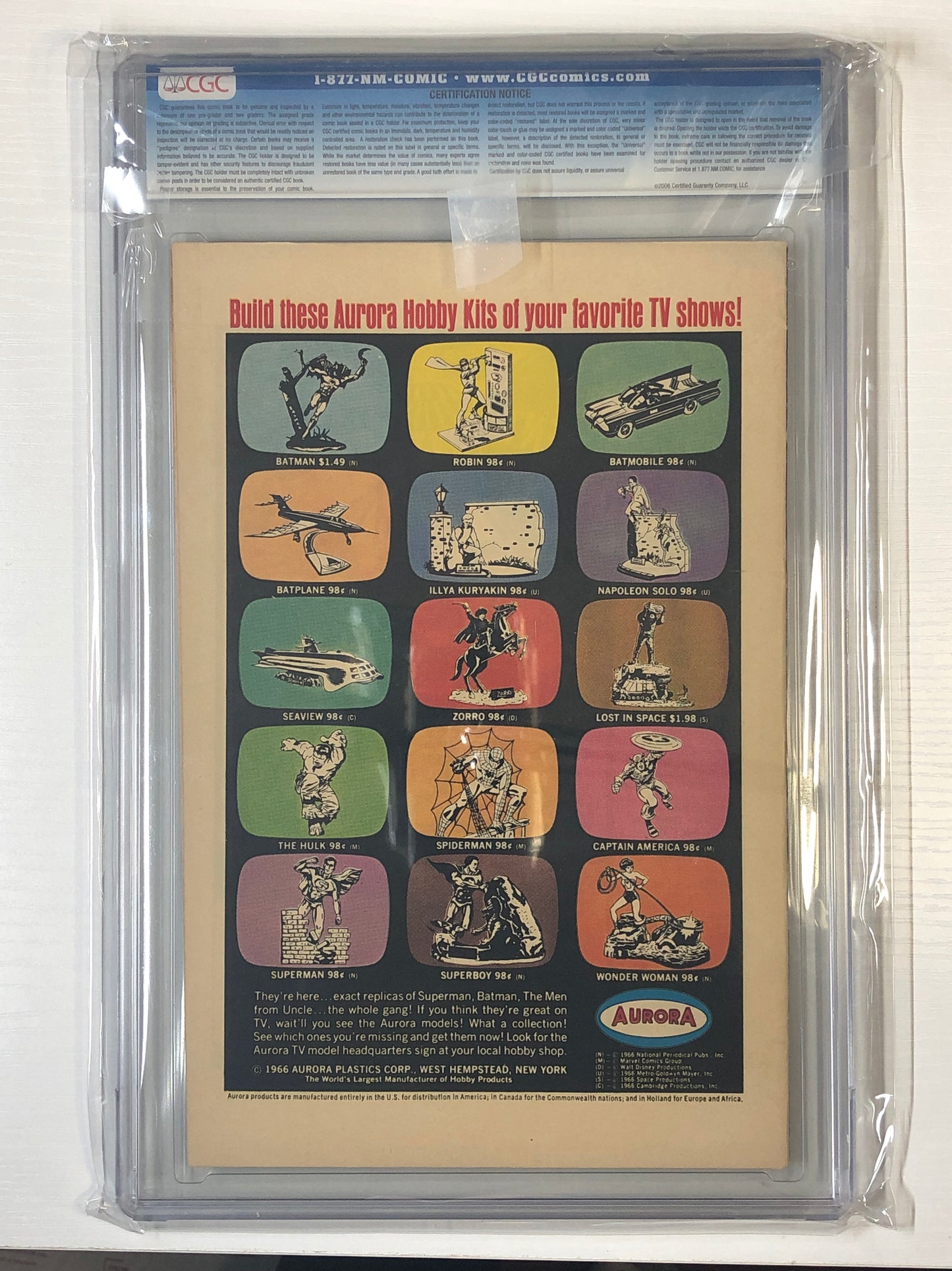 Amazing Spider-Man #47 CGC 8.0 Silver age comic book slab graded comic book back 1967