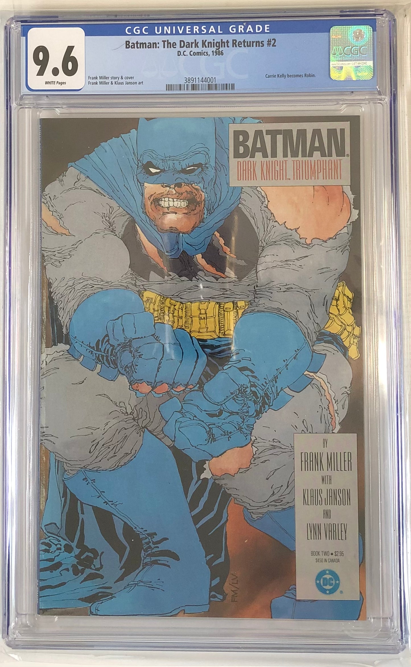 Batman: The Dark Knight Returns #2 CGC 9.6