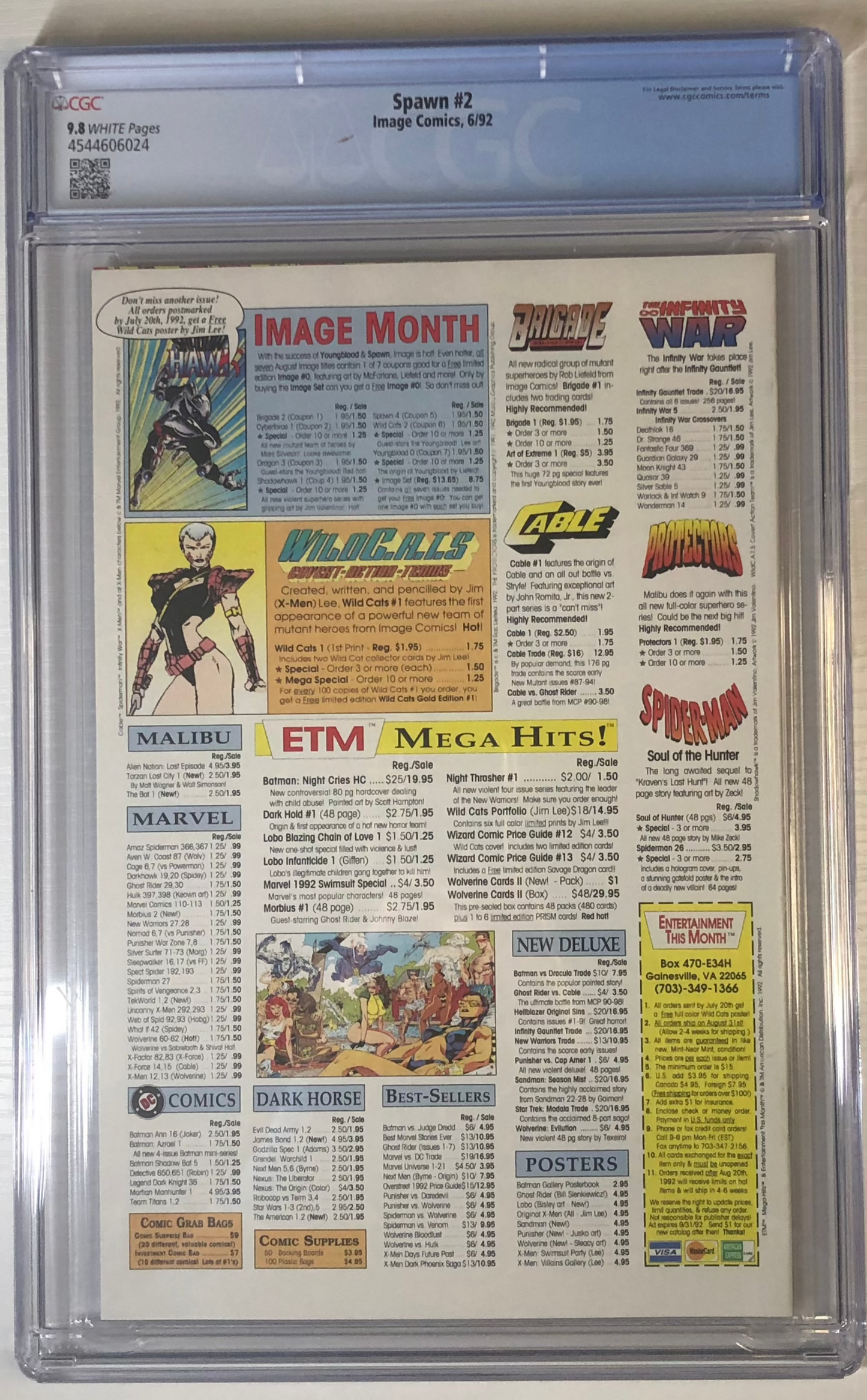 Spawn #2 CGC 9.8