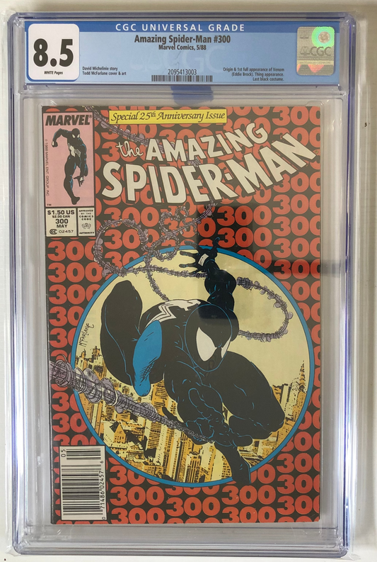 Amazing Spider-Man #300 CGC  8.5 - Modern Age CGC Graded Comic Book key front
