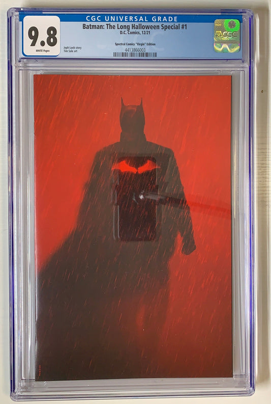Batman: The Long Halloween Special CGC 9.8 Spectral Comics Virgin Edition graded modern comic front cover