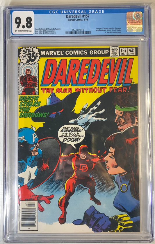 DareDvil #157 - CGC 9.8 Comic Book, Collectible, Slab, Front