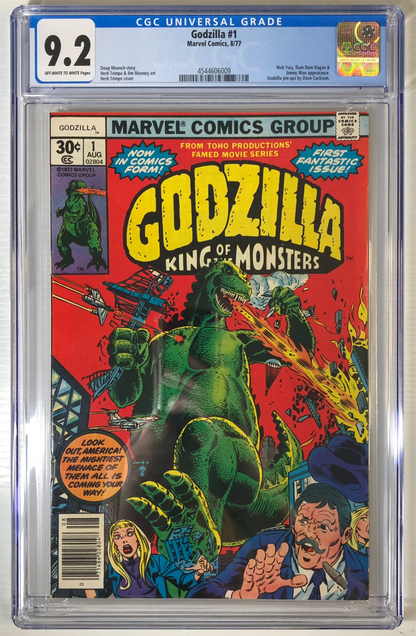 Godzilla #1 CGC 9.2 Graded comic book slab front