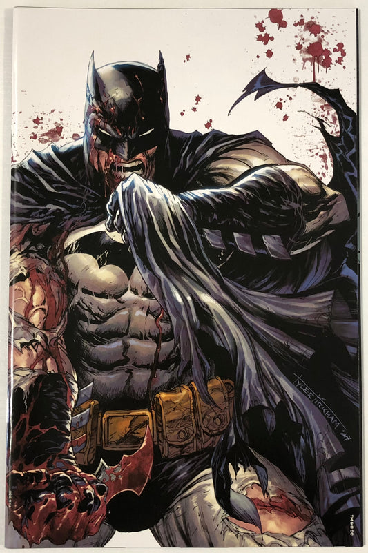 Batman #136 Battle Damage - Tyler Kirkham Virgin Variant Exclusive DC modern comic book