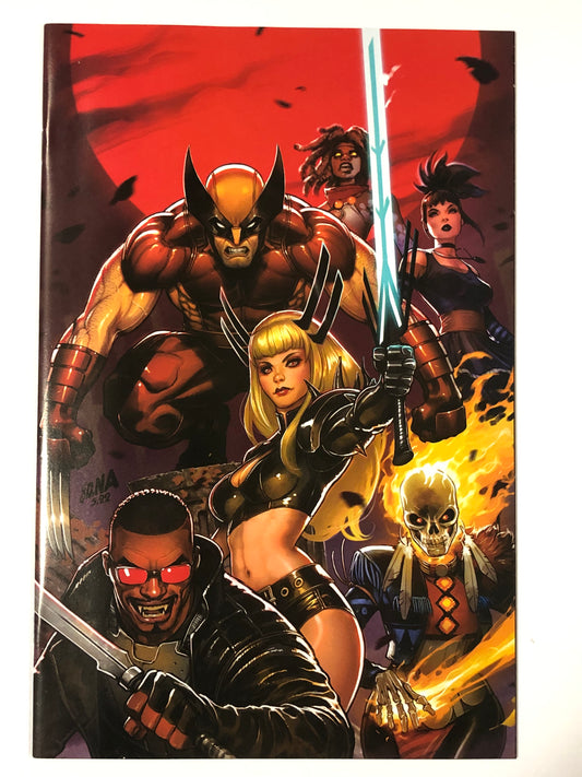 Midnight Suns #1 - David Nakayama - Retailer Exclusive - Virgin Variant modern marvel comic book
