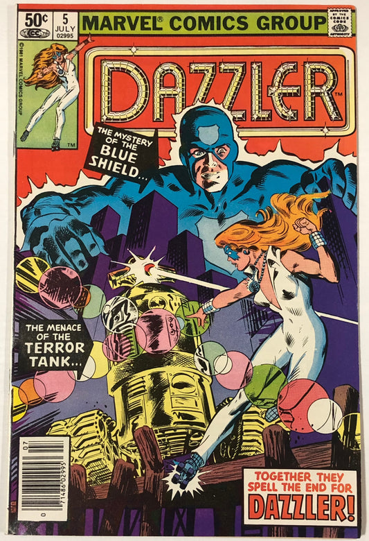 Dazzler #5 - Newsstand - Bronze Age marvel comic book