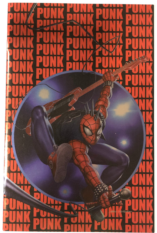 Amazing Spider-Man #33 - Spider-Punk - Jung-Geun Yoon Foil Virgin Exclusive - 2023 NYCC modern comic book