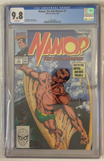 Namor, the Sub-Mariner #1 CGC 9.8 key modern graded comic book front
