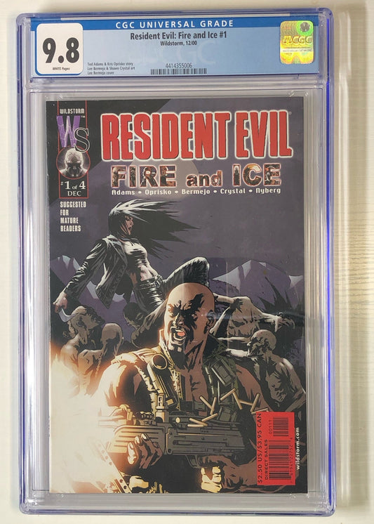 Resident Evil: Fire and Ice #1 - CGC 9.8 graded modern comic book collectible front