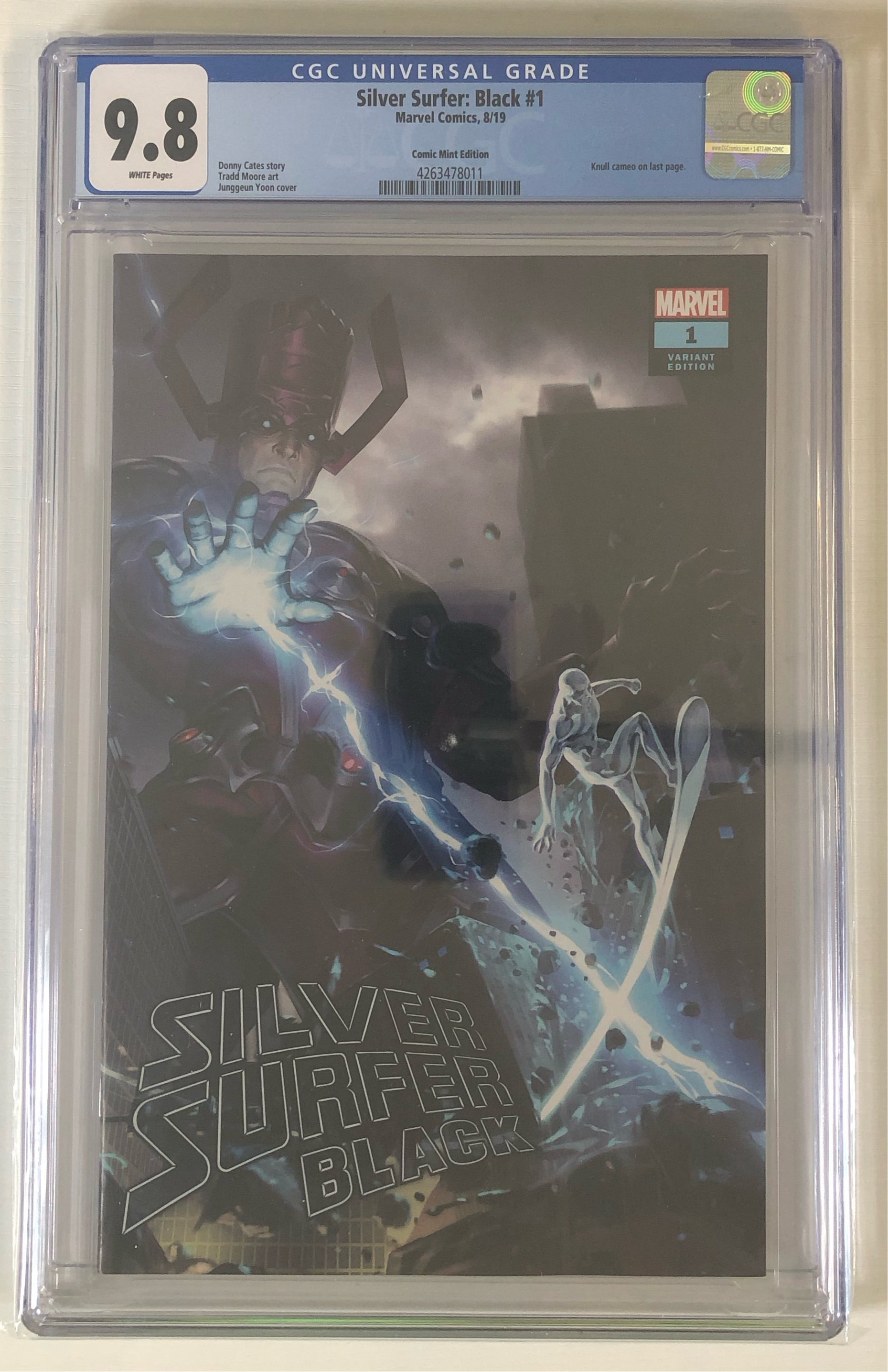 Silver Surfer: Black #1 CGC 9.8 - Comic Mint Edition modern graded comic book front