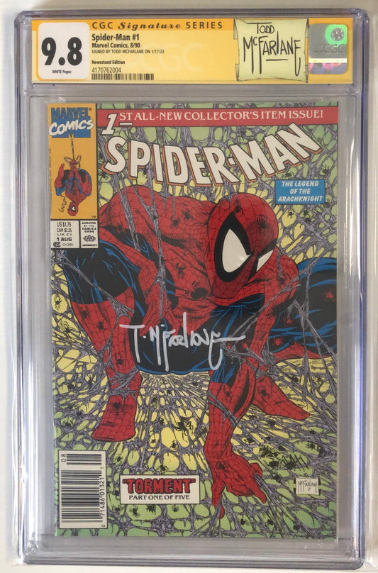 Spider-Man_1CGC9.8NewsstandsignedToddMcfarlanefront