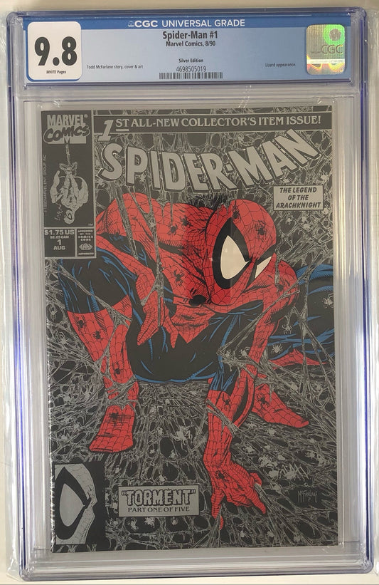 Spider-Man_1CGC9.8SilverEditionFront Modern Age Graded Comicbook