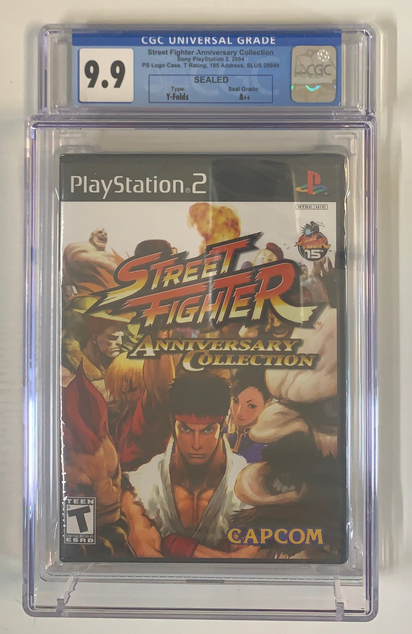 Street FIghter Anniversary Collection CGC 9.9 Playstation 2