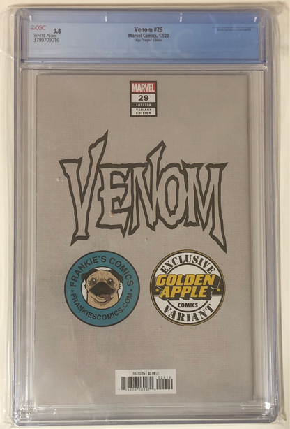 Venom #29 CGC 9.8 Ngu Virgin Edition graded modern comic book back