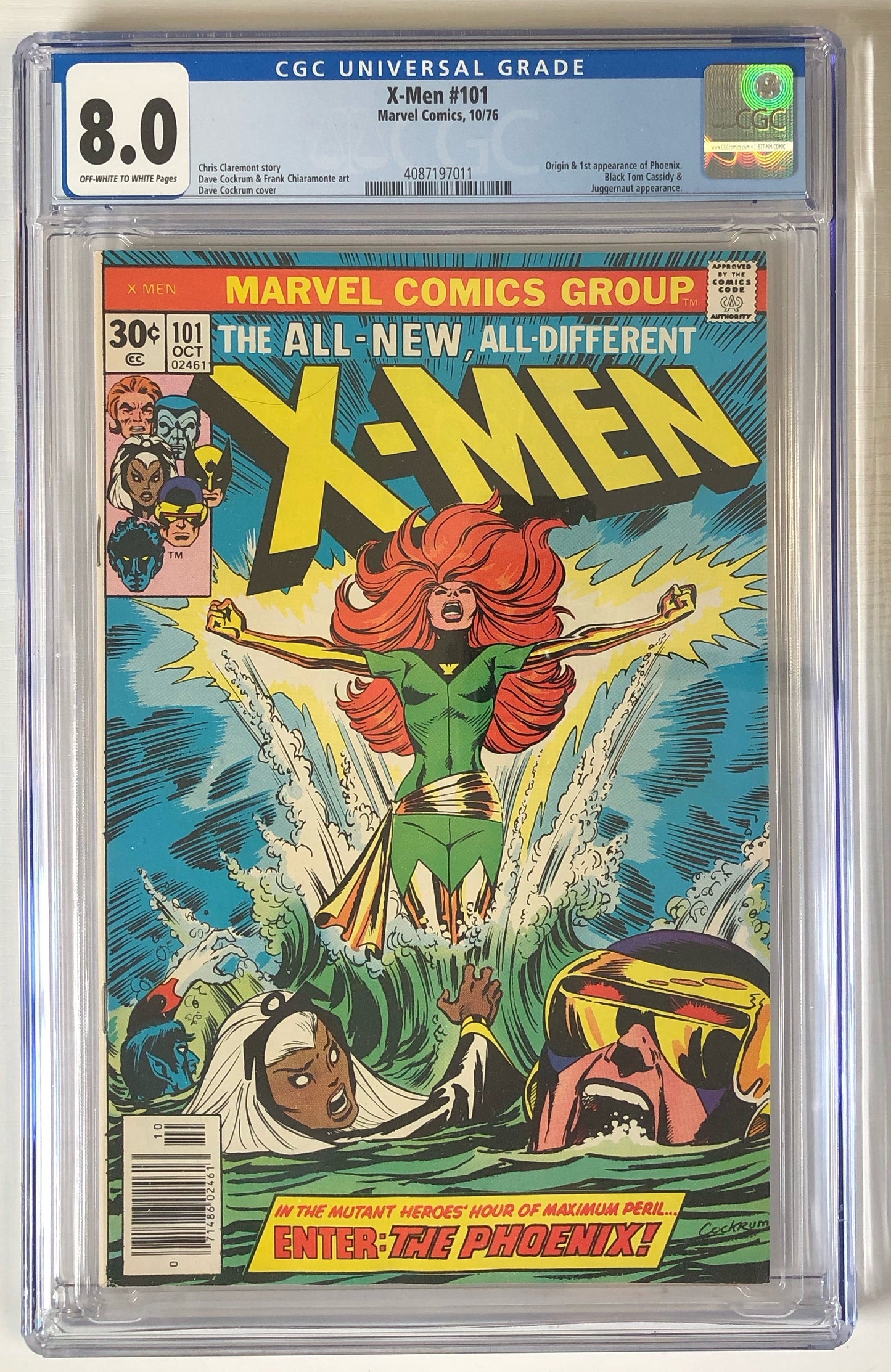 X-Men_101CGC8.0BronzeAgeGradedComicBookFront