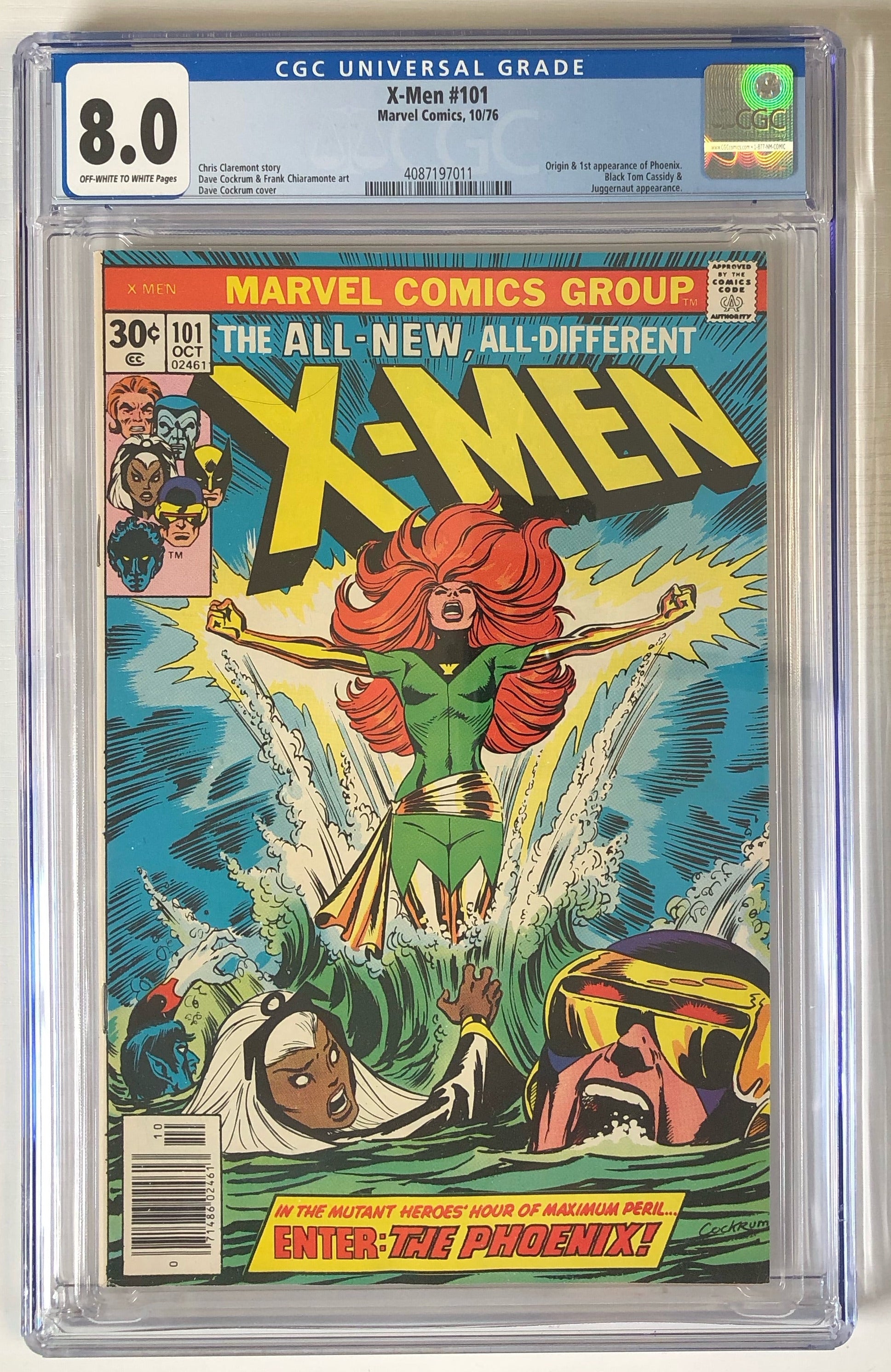 X-Men_101CGC8.0BronzeAgeGradedComicBookFront