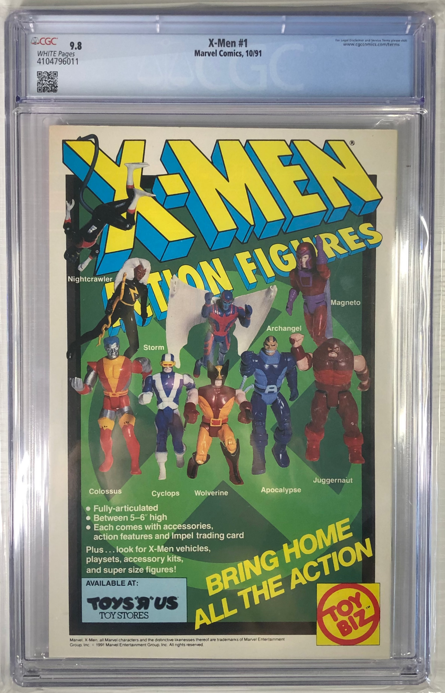X-Men #1 CGC 9.8 (Cyclops cover)